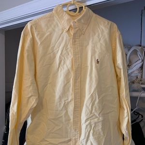 Ralph Lauren button down xl yellow